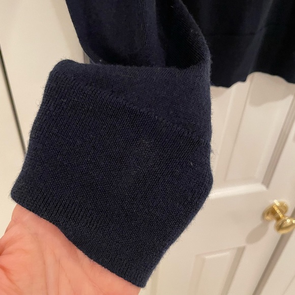 J. Crew Collared sweater in navy blue - Picture 7 of 7